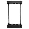 StarTech.com 18U 19" Wall Mount Network Rack - Adjustable Depth 12-20" 2 Post Open Frame Server Room Rack for AV/Data/ IT Communication/Computer Equipment/Switch w/Cage Nuts & Screws
