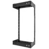 StarTech.com 21U 19" Wall Mount Network Rack - Adjustable Depth 12-20" 2 Post Open Frame Server Room Rack for AV/Data/ IT Communication/Computer Equipment/Switch w/Cage Nuts & Screws