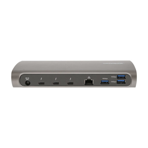 StarTech.com Thunderbolt 4 Dock, 96W Power Delivery, Single 8K/Dual Monitor 4K 60Hz, 3xTB4/USB4 ports, 4xUSB-A, SD, GbE, Thunderbolt 4 Docking Station for Windows or TB3 MacBook, 0.8m Cable