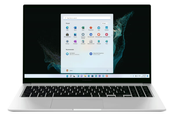 Samsung Galaxy Book2 Intel® Core™ i5 i5-1235U Laptop 39.6 cm (15.6") Full HD 8 GB LPDDR4x-SDRAM 256 GB SSD Wi-Fi 6 (802.11ax) Windows 11 Home Silver