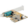 StarTech.com PCI Express Serial Card, PCIe to RS232 (DB9) Serial Interface Card, PC Serial Card w/ 16C1050 UART, Standard or Low Profile Brackets, COM Retention, Windows & Linux
