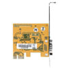 StarTech.com PCI Express Serial Card, PCIe to RS232 (DB9) Serial Interface Card, PC Serial Card w/ 16C1050 UART, Standard or Low Profile Brackets, COM Retention, Windows & Linux