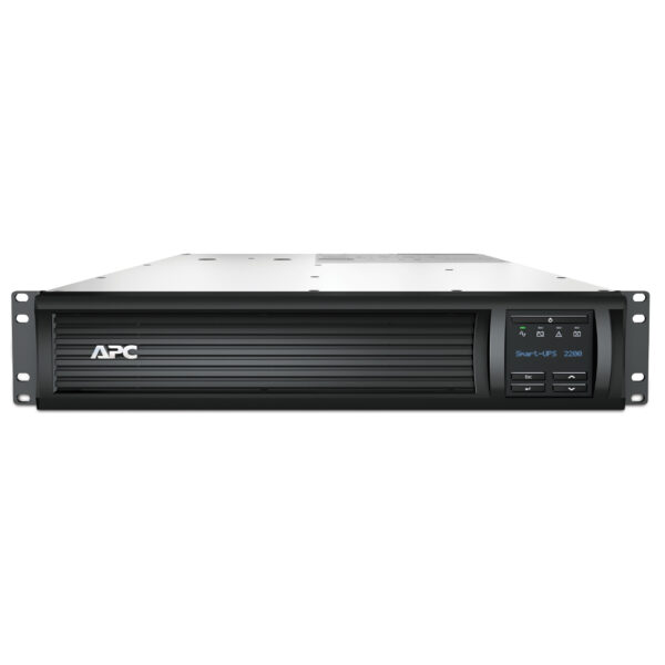 APC Smart-UPS, Line Interactive, 2200VA, Rackmount, 120V, 10x NEMA 5-15R outlets, SmartSlot, Auto Sense Voltage 120V/230V, AVR, LCD