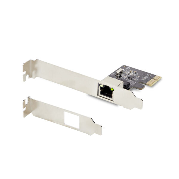 StarTech.com 1-Port Gigabit PCIe Network Adapter Card, 10/100/1000Mbps PCI Express LAN Card, NIC, Realtek RTL8111H, Works with Windows and Linux, TAA Compliant