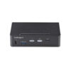 StarTech.com 2-Port DisplayPort KVM Switch, 4K 60Hz, DP 1.2, EDID Management, 2-Port USB 3.0 Hub, 4x USB HID Ports, TAA Compliant