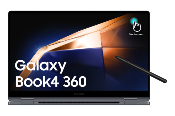 Samsung Galaxy Book4 360 NP754QGK-KG2UK laptop Intel Core 5 120U Hybrid (2-in-1) 39.6 cm (15.6") Touchscreen Full HD 16 GB LPDDR5x-SDRAM 256 GB SSD Wi-Fi 6E (802.11ax) Windows 11 Pro Grey