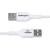 StarTech.com 3ft (1m) USB-A to USB-C Charging Cable, Charge & Sync, 3A, USB 2.0, TPE Jacket - White USB Charging Cord