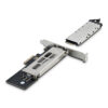 StarTech.com M.2 NVMe SSD to PCIe x4 Mobile Rack/Backplane with Removable Tray for PCI Express Expansion Slot, Tool-less Installation, PCIe 4.0/3.0 Hot-Swap Drive Bay, Key Lock - 2 Keys Included