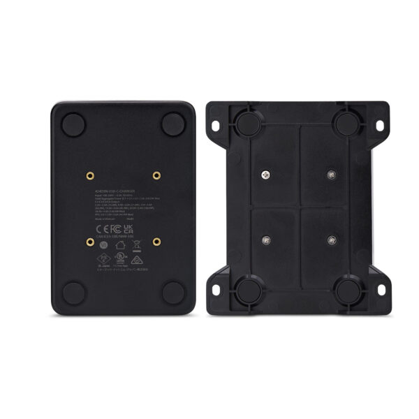 StarTech.com 4-Port Multi-Device USB-C Charger, 240W Total, Single Port 140W EPR, PD 3.1, Screw Locking Ports, Boardrooms, Bracket incl. for Surface Mounting