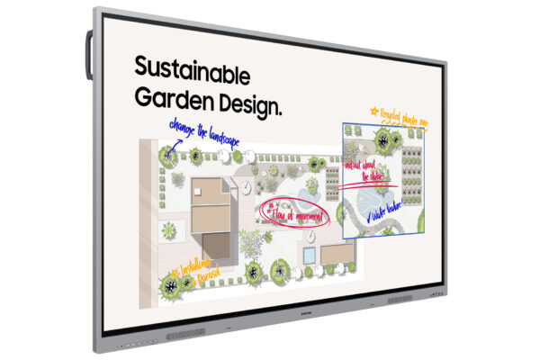 Samsung WE65FX interactive whiteboard 165.1 cm (65") 3840 x 2160 pixels Grey HDMI