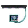 cfbaf78a0370fee379955a8152fdd20adda806a8.jpg ASUS ROG RYUO IV 360 ARGB Hatsune Miku Edition Processor All-in-one liquid cooler 12 cm Black, Turquoise