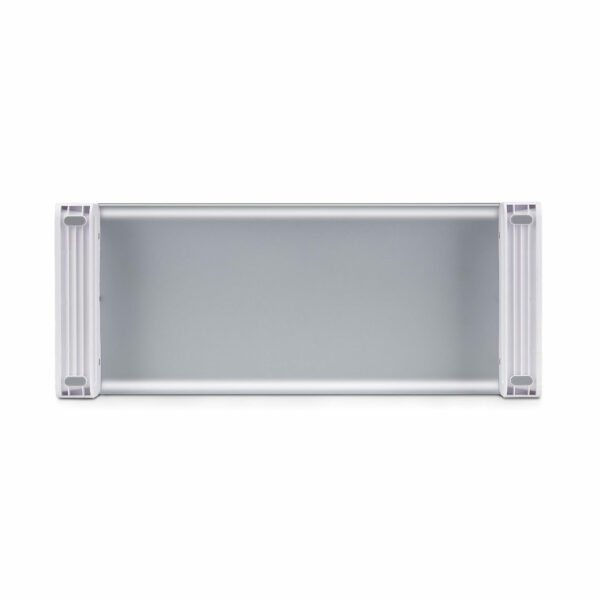 StarTech.com Ergonomic Monitor Riser Stand, Up to 33lb/15kg, Fixed height 3.5in/9cm, Desktop Computer Monitor/Laptop Riser, Steel Platform, Quick Assembly, Optimize Desk Space