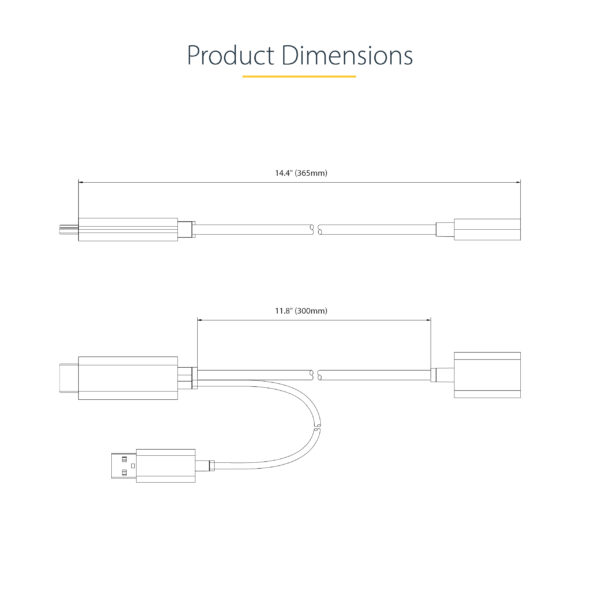 StarTech.com 1ft (30cm) HDMI to DisplayPort Adapter Cable, Active 4K 60Hz HDMI 2.0 to DP 1.2 Converter, HDR, USB Bus Powered, HDMI Source to DisplayPort Monitor for Laptops/PC