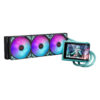 eaa940457229d329f748e50130384e2b233d43a7.jpg ASUS ROG RYUO IV 360 ARGB Hatsune Miku Edition Processor All-in-one liquid cooler 12 cm Black, Turquoise