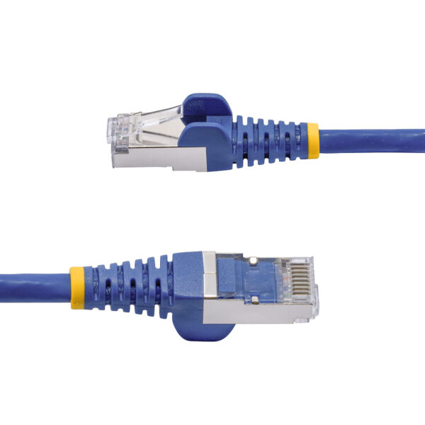StarTech.com 3m Blue CAT8 Ethernet Cable, Snagless RJ45, 25G/40G, 2000MHz, 100W PoE++, S/FTP, 26AWG Pure Bare Copper Wire, LSZH, Shielded Network Patch Cord w/Strain Reliefs, Individually Tested