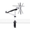 StarTech.com Monitor Desk Mount For 27in 16:9 or 30in 21:9 Ultrawide Screens, VESA 75x75/100x100, Tool-Less Arm Adjustments, C-Clamp/Grommet, Spring-Assisted Arm