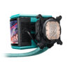 f1ac39d6b7cd1171616c9ed942675643bfac1bab.jpg ASUS ROG RYUO IV 360 ARGB Hatsune Miku Edition Processor All-in-one liquid cooler 12 cm Black, Turquoise