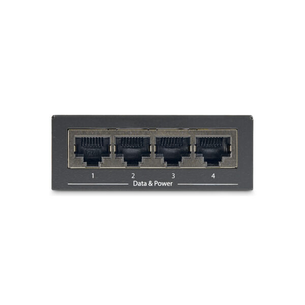 StarTech.com 4-Port Gigabit Midspan - PoE+ Injector - 802.3at/af