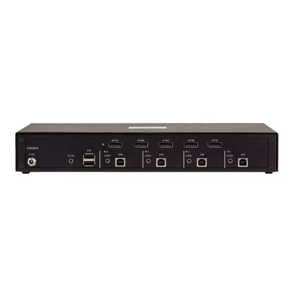 StarTech.com Secure 4-Port KVM Switch, DisplayPort, 4K 30Hz, NIAP 4.0 Desktop KVM, Metal Housing, Made in the USA