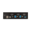 StarTech.com 2-Port DisplayPort KVM Switch, 8K 60Hz / 4K 144Hz, Single Display, DP 1.4, 2x USB 3.0 Ports, 4x USB 2.0 HID Ports, Push-Button & Hotkey Switching, TAA Compliant - OS Independent, Metal Housing