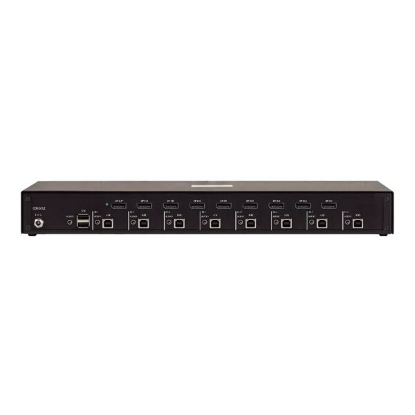 StarTech.com Secure 8-Port KVM Switch, DisplayPort, 4K 30Hz, NIAP 4.0 Desktop KVM, Metal Housing, Made in the USA