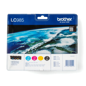 Brother LC985VALBP ink cartridge 4 pc(s) Original Black, Cyan,