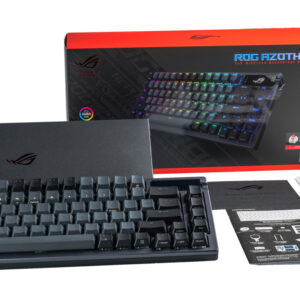 ASUS ROG Azoth keyboard Gaming USB + RF Wireless + Bluetooth QWERTY