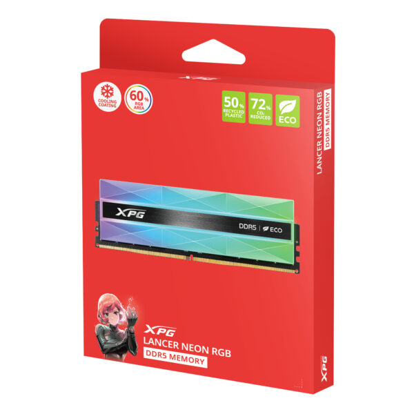 XPG LANCER RGB memory module 32 GB 2 x 16 GB DDR5 288-pin DIMM ECC