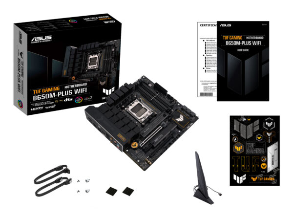ASUS TUF GAMING B650M-PLUS WIFI AMD B650 Socket AM5 micro ATX