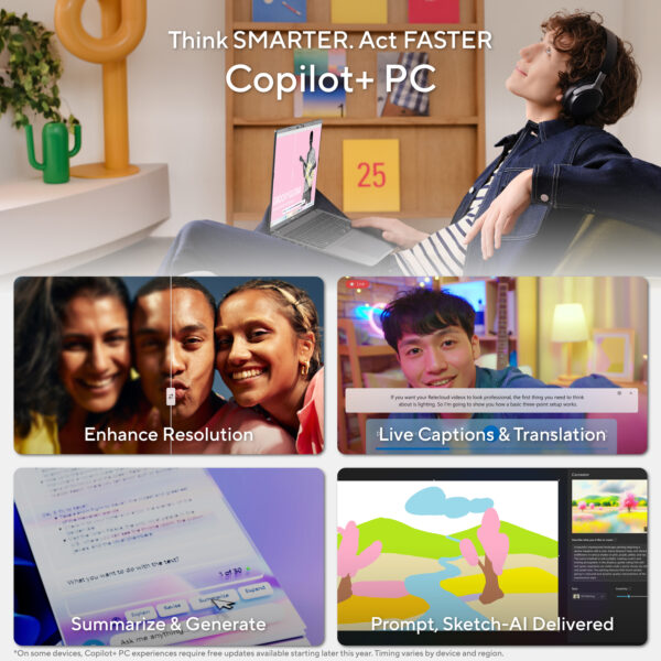 ASUS Vivobook S16 M3607KA-SH008W Copilot+ PC AMD Ryzen™ AI 7 350