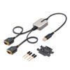 StarTech.com 2ft (60cm) 2-Port USB to Serial Adapter Cable,