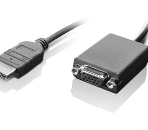 Lenovo HDMI / VGA 0.2 m Black LENOVO HDMI TO VGA MONITOR ADAPTER