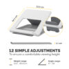 Fellowes Laptop Stand for Desk - Breyta Adjustable Laptop Riser for Fellowes Laptop Stand for Desk - Breyta Adjustable Laptop Riser for