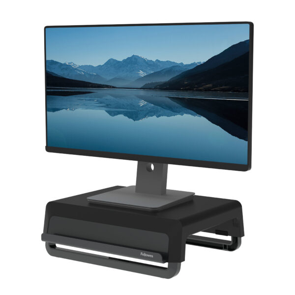 Fellowes Computer Monitor Stand with 3 Height Adjustments - Breyta Fellowes Computer Monitor Stand with 3 Height Adjustments - Breyta