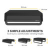 Fellowes Computer Monitor Stand with 3 Height Adjustments - Breyta Fellowes Computer Monitor Stand with 3 Height Adjustments - Breyta