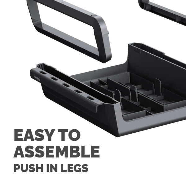 Fellowes Computer Monitor Stand with 3 Height Adjustments - Breyta Fellowes Computer Monitor Stand with 3 Height Adjustments - Breyta