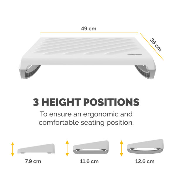 Fellowes Foot Rest Under Desk - Breyta Foot Support Ergonomic Foot Fellowes Foot Rest Under Desk - Breyta Foot Support Ergonomic Foot