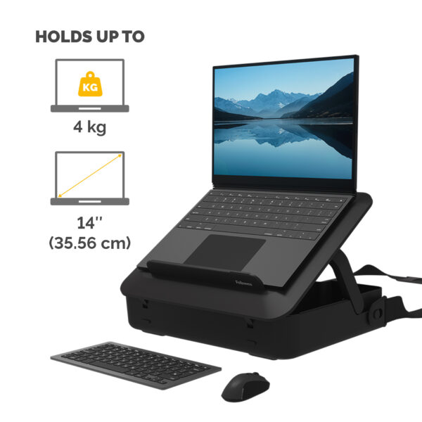 Fellowes Laptop Carry Case with Built-in Laptop Stand - Breyta Fellowes Laptop Carry Case with Built-in Laptop Stand - Breyta
