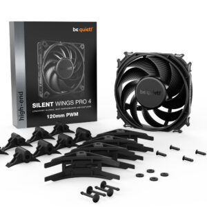 be quiet! SILENT WINGS PRO 4 | 120mm PWM Computer case Fan 12 cm
