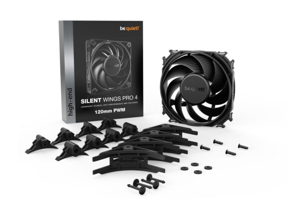 be quiet! SILENT WINGS PRO 4 | 120mm PWM Computer case Fan 12 cm