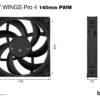 be quiet! SILENT WINGS PRO 4 | 140mm PWM Computer case Fan 14 cm