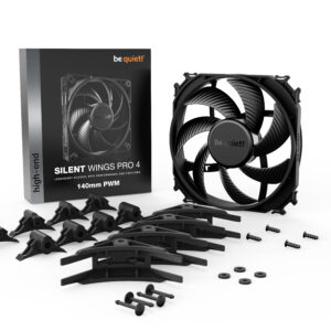 be quiet! SILENT WINGS PRO 4 | 140mm PWM Computer case Fan 14 cm