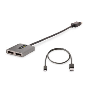StarTech.com 2-Port DisplayPort MST Hub, Dual 4K 60Hz, DP to 2x
