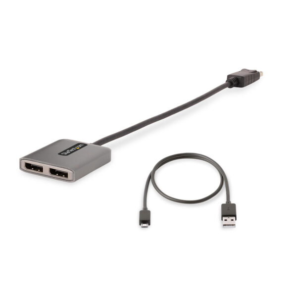 StarTech.com 2-Port DisplayPort MST Hub, Dual 4K 60Hz, DP to 2x