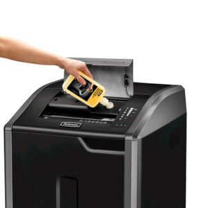Fellowes 425Ci paper shredder Cross shredding 30 cm Black, Silver