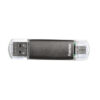 Hama Laeta Twin 16GB USB flash drive USB Type-A 2.0 Grey Hama Laeta Twin 16GB USB flash drive USB Type-A 2.0 Grey