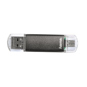 Hama Laeta Twin 16GB USB flash drive USB Type-A 2.0 Grey Hama Laeta Twin 16GB USB flash drive USB Type-A 2.0 Grey