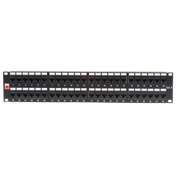 2U 48 PORT PATCH PANEL UTP CAT6