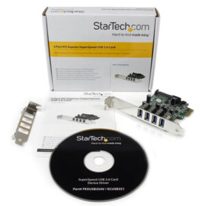 StarTech.com 4 Port PCI Express PCIe SuperSpeed USB 3.0 Controller