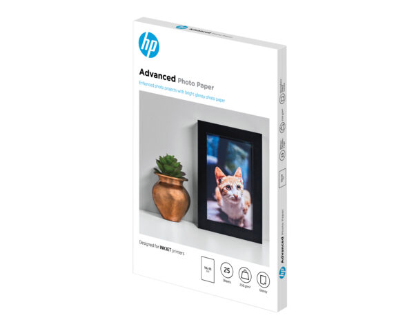 HP Advanced Photo Paper Glossy 250 g/m2 10 x 15 cm (101 x 152 mm) 25
